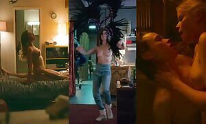 Bouncing boobs from Aimee Lou Wood, Alison Brie and Kate Mara