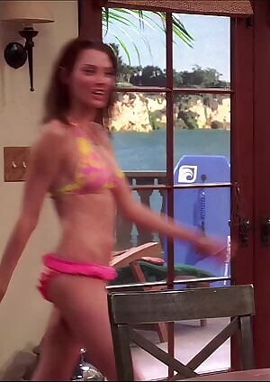 April Bowlby tight bikini plots in 'Two and a Half Men'