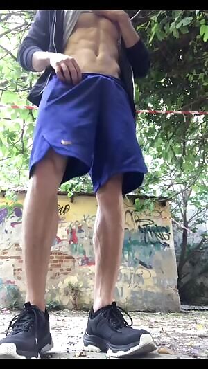 Next to two roads... later came while a car was passing by!