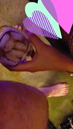 She loves a little extra in her drinks.