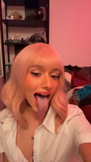 Ahegao Girls Amateur Egirl Long Tongue