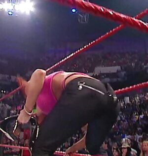 WWE's Lita looking hot af wearing a thong