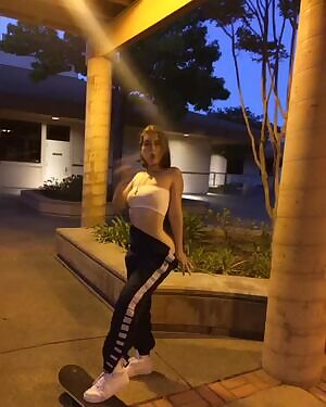 This idiot is crazy when she’s high