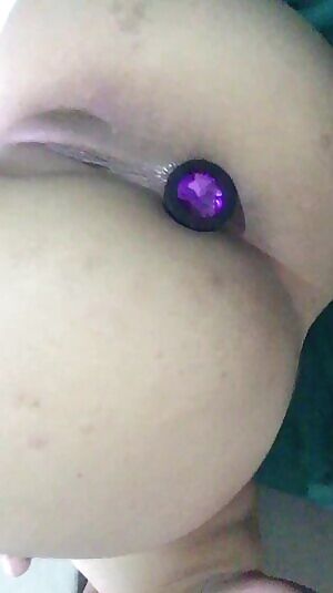 How my new toy looks on my ass?