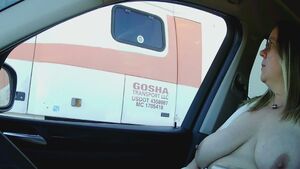 Road Fun Amateur Big Tits Boobs