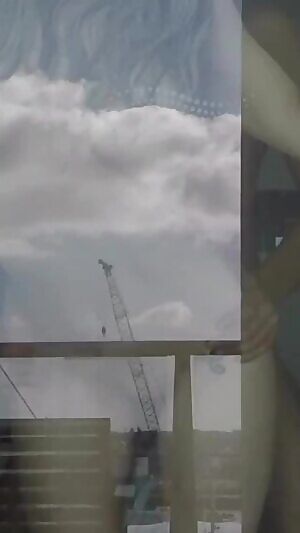 Sitting outside watching helplessly as he fucks my girlfriend against the tinted glass window