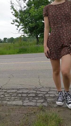 I got horny on my drive along the countryside..