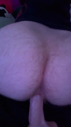 Solo Ass Dildo Riding