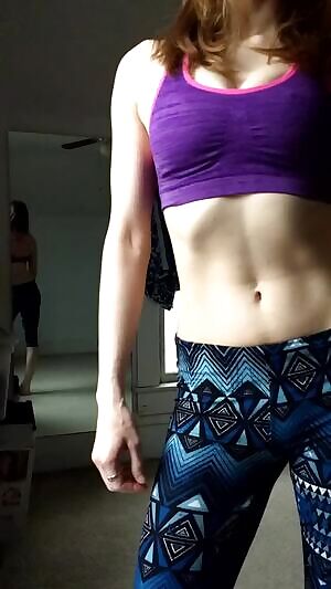 Stripping after my workout