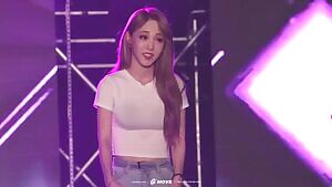 Mamamoo - Moonbyul See-through White Shirt