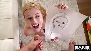 Cumming on a picture of Kenendy Kressler