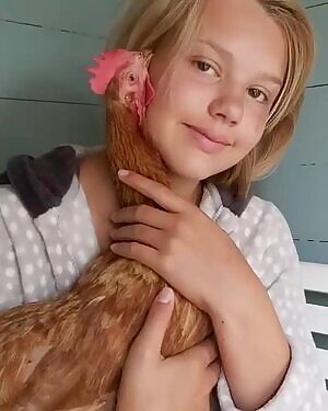 Young chick has Cock rubbed all over her face