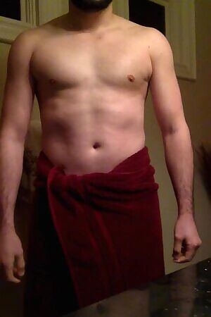 Woops! Dropped my towel