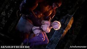 Ogre pounding from behind