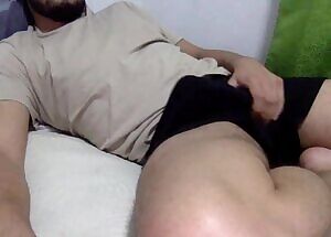 love free-balling in these shorts – it gets me so hard 😋