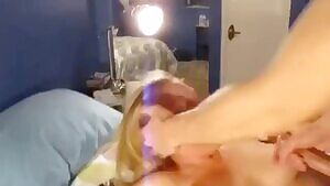 Cuck Records e Drenching his Colorado Blonde Wife with a Cum Facial