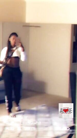 My 19 year old cousin showing off her tight body