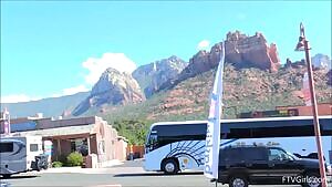 Two licks are better than one - Public playing in Sedona