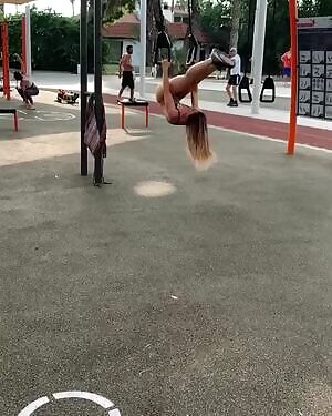 Gymnastic rings workout