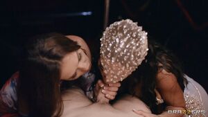 Double Blowjob Big Dick Brunette Kelsi Monroe