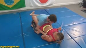 Headscissors Mixed Wrestling Thighs