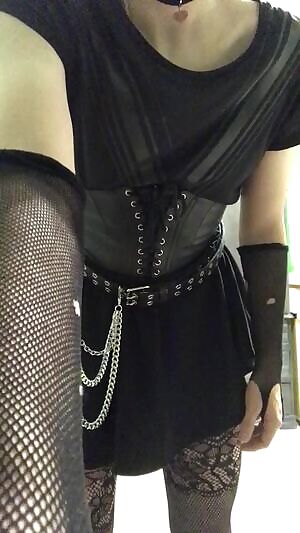 Squeeze me, spank me, call me your slutty girl -- show me how much you like my outfit for Rocky Horror~