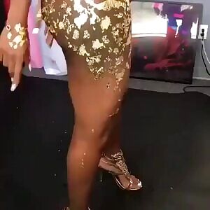 Literally golden body