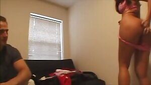 Brunette with luscious frame chats and inspects her own pussy before her scene