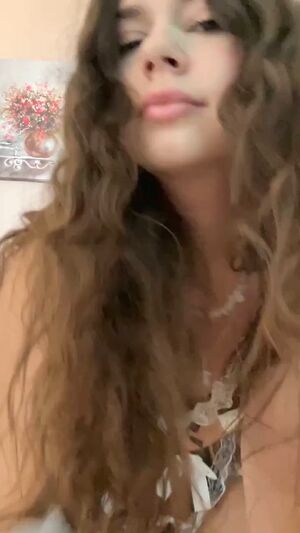 ButterflyWings Costume Lingerie Shaved Pussy Tease