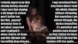 Being Cheeky In Class Was No Good Idea