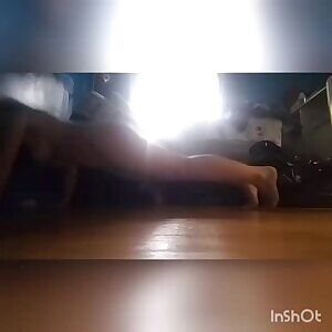 Looking or a naked workout buddy!