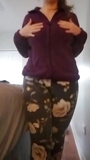 What she's packing under that leece jacket