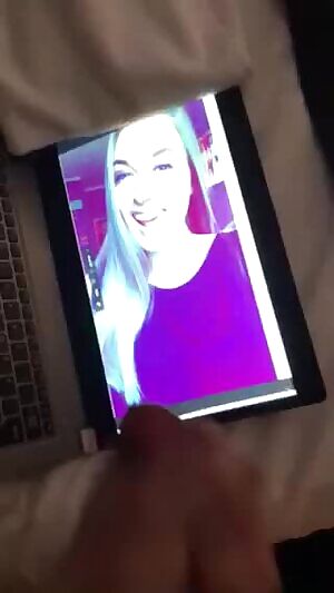 Slutty blonde gets the load she deserves