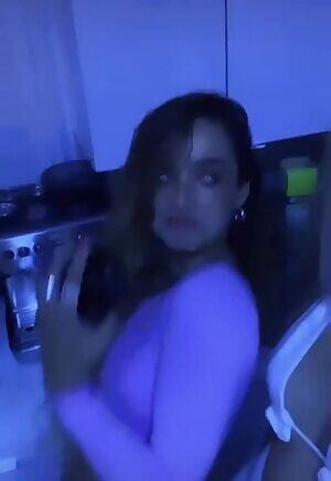 Alissa smacking Sommers ass