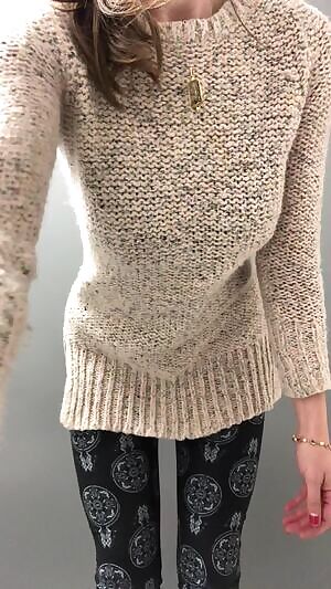 Things i love about autumn: big sweaters, leggings and boots