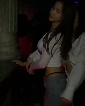 Cute girl in the club