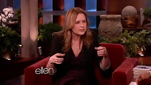 Jenna Fischer telling a story about me every time I see her showing cleavage