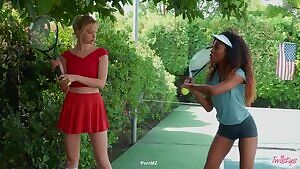 Chloe Cherry & Demi Sutra - Court Side Service