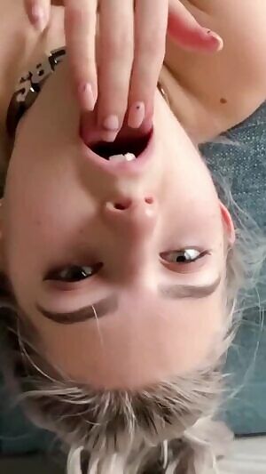 Face fuck with a facial