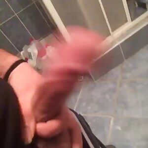 Flopping in the bathroom