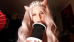 Didn't see this here before - Aftyn Rose ASMR Playful Succubus Ahegao