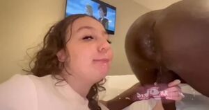 BBC Rimming Amateur Homemade Interracial Rimjob