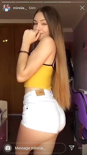 She loves wearing these slutty shorts