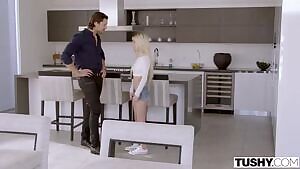 Ultra Tiny Blonde Anal