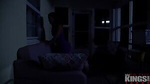 Caught sneaking back home