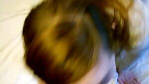 Cute girl pleasures cock