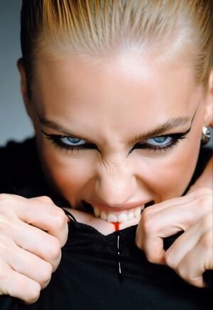 Makeup Fetish Blonde Vampire
