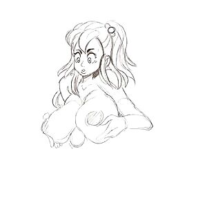 Titty fucking Bulma and blasting her in the face