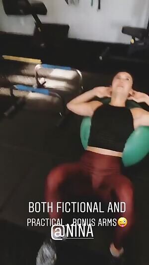 Nina Dobrev makes some Dirty Moves