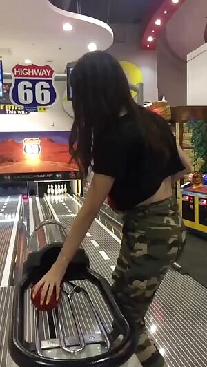 Not impressed with the bowling pins